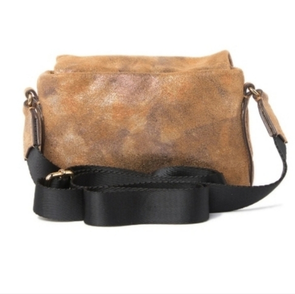 AIMEE KESTENBERG Brushed Metallic Gold Broadway Mini Crossbody - Picture 4 of 8